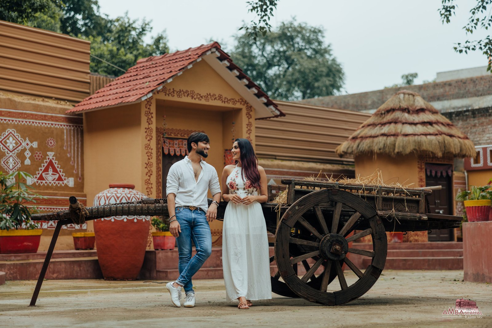 Village-Style Pre-Wedding Photoshoot